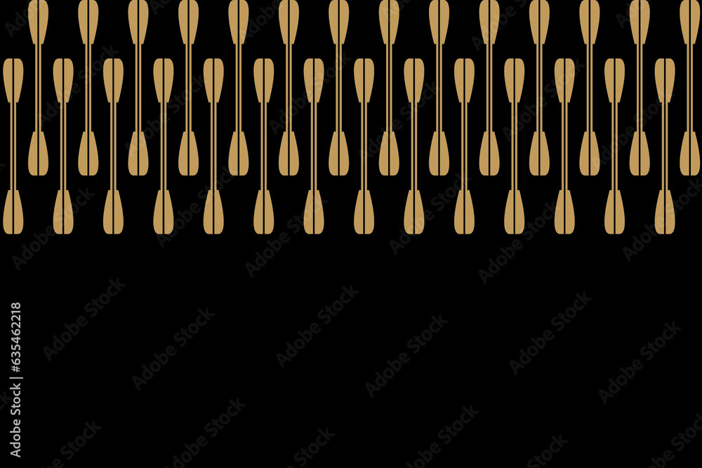 Poster vertical of stripe pattern vector. design mens lines gold on black background. design print for illu