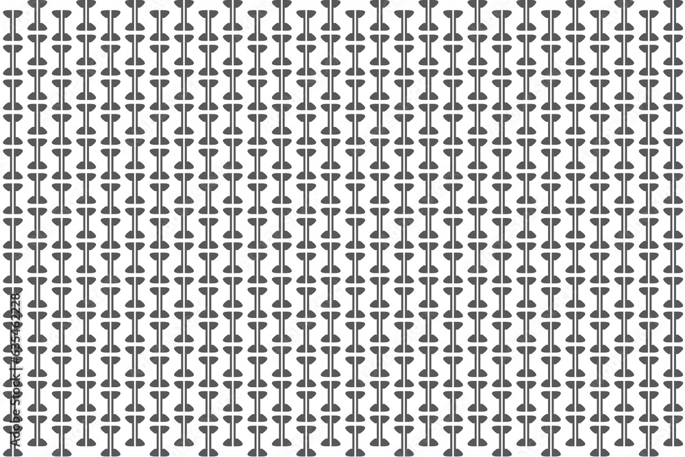 Aufkleber vertical of stripe pattern vector. design woven lines black on white background. design print for il