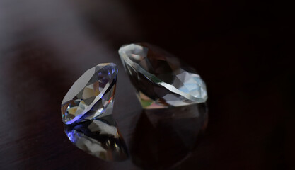 Precious diamonds are expensive and rare. For jewelry making