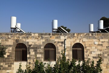 Fototapeta premium Roof solar water heater in Israel