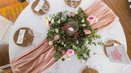 wedding table setting
