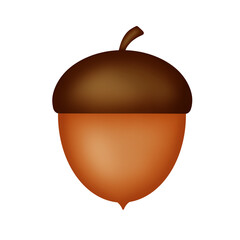Brown acorn