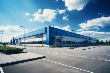 Logistics center, warehouse, or large retail store, Generative Ai