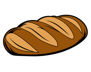 illustration of bread