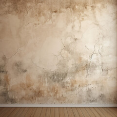 Texture wall beige, cracked structure, wall, backround, vintage, aged wall, beige, generative ai