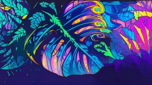 A vibrant painting capturing the beauty of