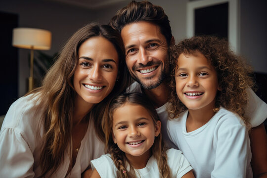 Brazilian Family Bonding in the Living Room