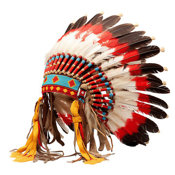 native american indian chief head wear