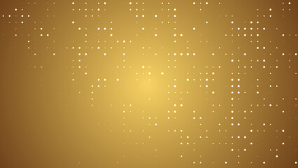 Colorful little dots randomly generated on a gradient background. Little stars generating seamless loop backdrop animation for presentations, talk show, podcast etc.