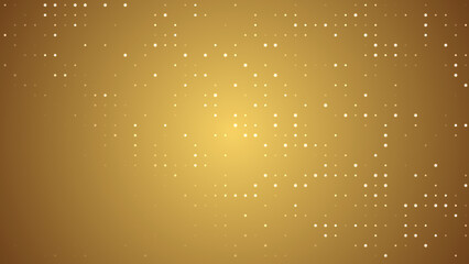 Colorful little dots randomly generated on a gradient background. Little stars generating seamless loop backdrop animation for presentations, talk show, podcast etc.