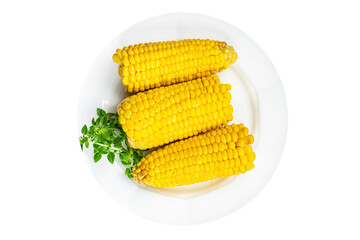 cob corn fresh sweetcorn boiled corn cooking vegetable healthy meal food snack on the table copy space food background rustic top view