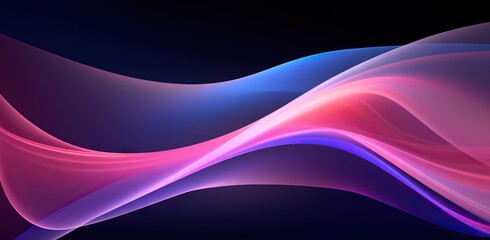 abstract wave background in purple, blue, and black