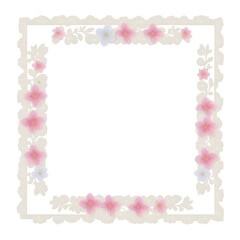 pink background with roses