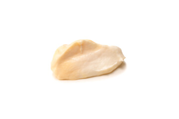 White sauce splashes isolated on white background.