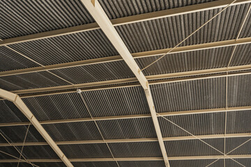 Techo de hangar aeropuerto