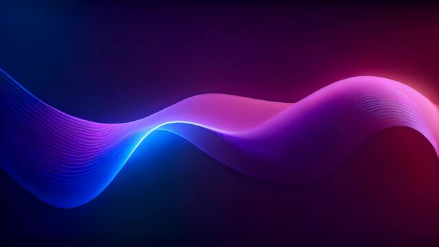 A vibrant and mesmerizing light wave against
