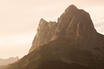 Spanish pyrenees during summer