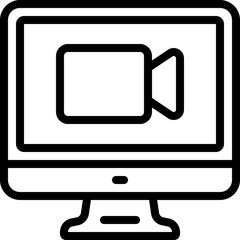 Video Call Computer Icon