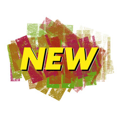 NEW element on transparent background