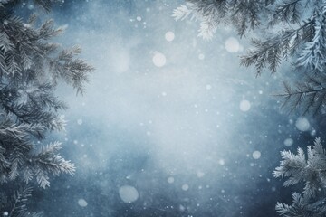 Abstract winter new year or christmas background for advertising with copy space and place for text. Backdrop