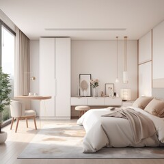 Aesthetic room interior design