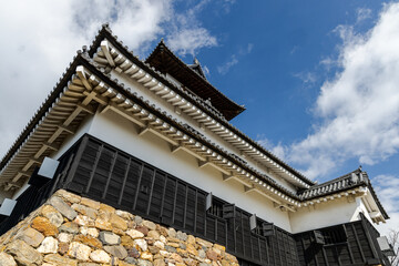 犬山城内庭園から犬山城天守閣