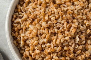 Cooked Organic Farro Grain