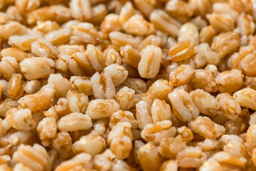 Cooked Organic Farro Grain
