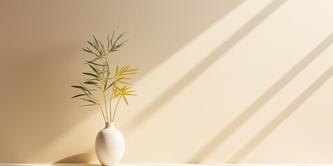 Minimalist abstract delicate light beige background for product presentation.