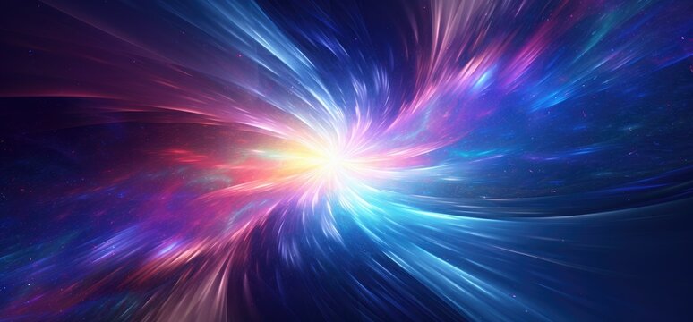 3d Colors whirl illusion. Vortex pattern. Colorful background, Emotional wallpaper. THE WHITE HOLE. Since the sum of all colors is white, all the colors are therefore sucked into the white hole.