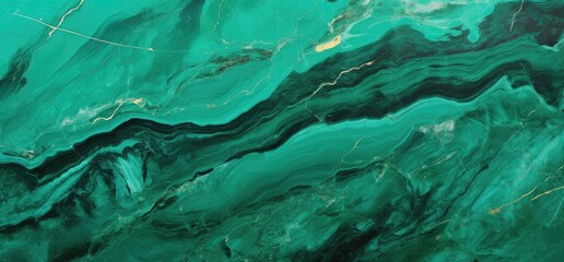 REFINED EMERALD GREEN MARBLE PATTERN, Floor stone texture, Onyx, Precious. Refined shaded veining in the stone. Beautiful emerald colors texture. - obrazy, fototapety, plakaty