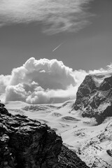 Black and White Plane