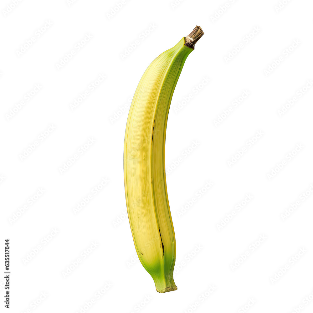 Sticker cooking banana stem against a transparent background