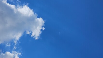 blue sky with clouds