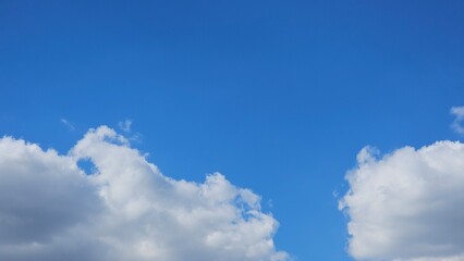 blue sky with clouds