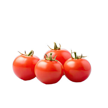 Tomatoes on a transparent background