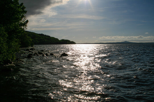 sunset lough neagh