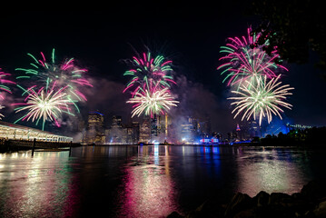 July 4th Macy's Fireworks in New York