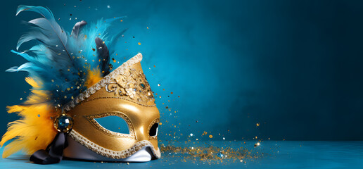 carnival mascarade parade mask invitation 