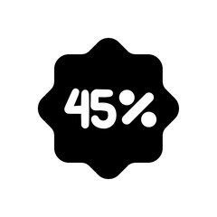 45 Percent Icon