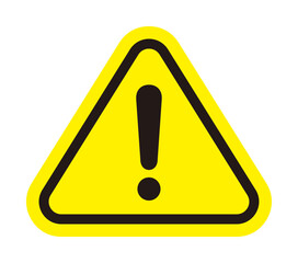 vector danger sign, warning sign, attention sign, exclamation mark. hazard warning icon. design for app and web