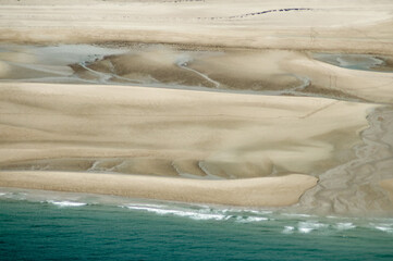 Vue aérienne de la côte à Erquy en France dans le Cotentin