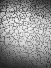 cracked wall. Broken pattern of metal sheet surface. 