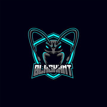 Ant Mascot Esport logo design template