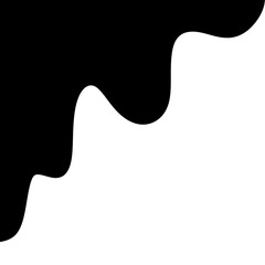 Dripping Oil Stain Liquid Ink melt  frame