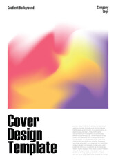 Simple Gradient Cover Design Template