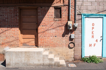 alley doorway entrance exits not used architecture