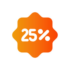 25 Percent Icon