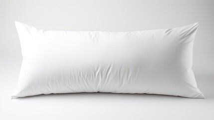 Fototapeta na wymiar white pillow isolated on white
