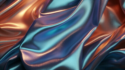 Shiny fabric background. generative Ai
